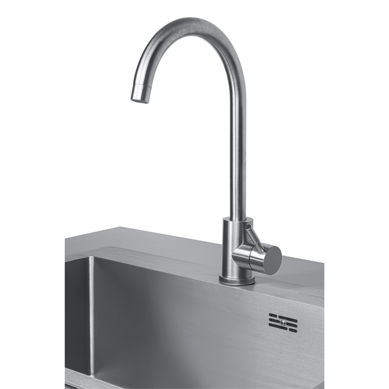 Pemberly Row 32-inch Sink with Cabinet in Stainless Steel for Outdoor Kitchen