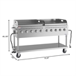 Pemberly Row Steel 72
