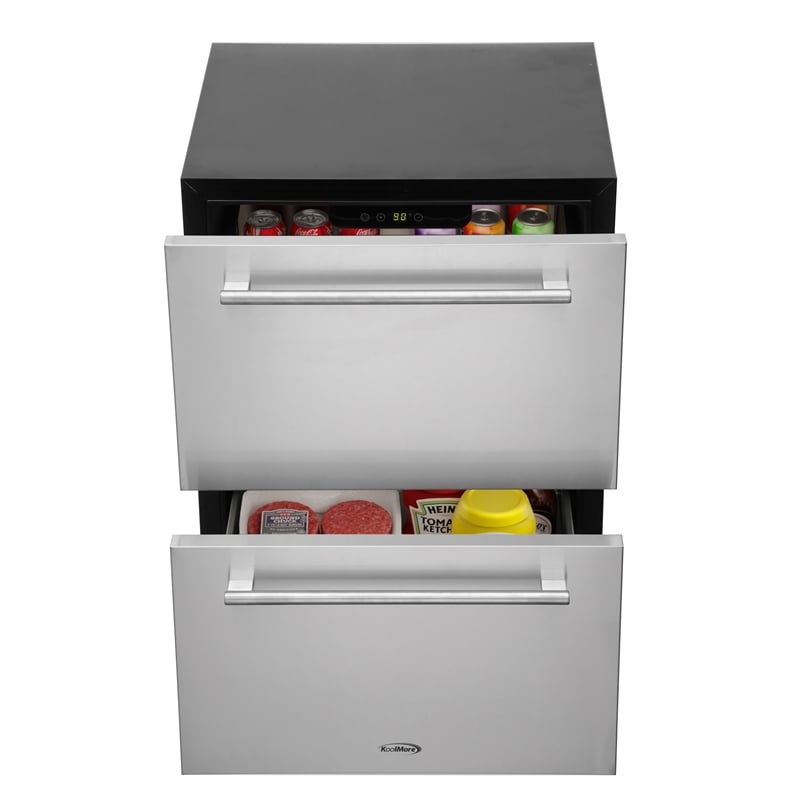 Pemberly Row Outdoor Kitchen Series Modular Kitchen in Stainless Steel