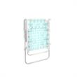 Pemberly Row Poolside Gossip Priscilla Folding Chairs in Aqua Haze (2-Pack)