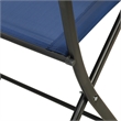 Pemberly Row 2 Pack Commercial Outdoor Flex Comfort Folding Chair in Navy