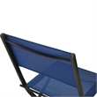 Pemberly Row 2 Pack Commercial Outdoor Flex Comfort Folding Chair in Navy