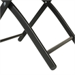 Pemberly Row 2 Pack Commercial Outdoor Flex Comfort Folding Chair in Navy