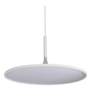 Pemberly Row 24&quot Adjustable ETL Certified Integrated LED Chandelier in White