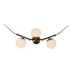 Pemberly Row 39&quot Integrated LED ETL Certified Wall Sconce in Antique Brass