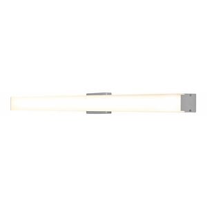 Pemberly Row 36&quot ETL Certified Integrated AC LED Bathroom Lighting in Silver