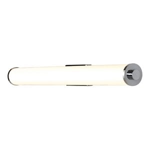 Pemberly Row 25&quot ETL Certified Integrated AC LED Bathroom Lighting in Chrome