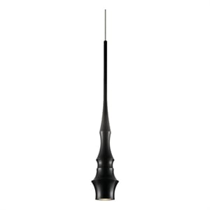 Pemberly Row 5&quot 551 Lumen ETL Certified Integrated LED Aluminum Pendant in Black