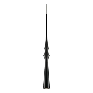 Pemberly Row 5&quot 555 Lumen ETL Certified Integrated LED Aluminum Pendant in Black