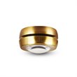 Pemberly Row Adjustable ETL Commercial Grade LED Wall/Ceiling Mount in Brass