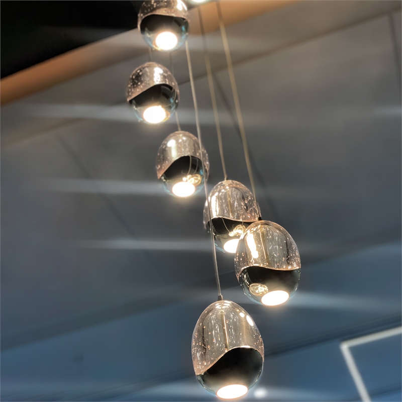 Pemberly Row Integrated LED ETL Certified Aluminum Chandelier - Polished Chrome