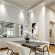 Pemberly Row Integrated LED ETL Certified Aluminum Chandelier - Polished Chrome