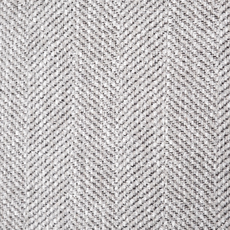 Pemberly Row Frost Gray Fabric Wrapped Honey Wooden Frame Accent Chair
