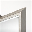 Pemberly Row Modern / Contemporary 36x12 Brown Wood Frame Mirror