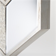 Pemberly Row Modern / Contemporary 36x12 Brown Wood Frame Mirror