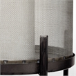 Pemberly Row Steen Set of Two Black Meshed Metal Candle Holder Lanterns