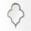 Pemberly Row Modern / Contemporary 23x34 White Wood Frame Mirror