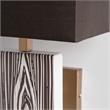 Pemberly Row 11x17 Black/White Pattered Base Ceramic Wall Sconce