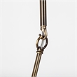 Pemberly Row Contemporary Brass tone Metal MultiArm 3 Light Chandelier