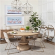 Pemberly Row Contemporary Metal Frame 2-Tier Bar Cart in Gold