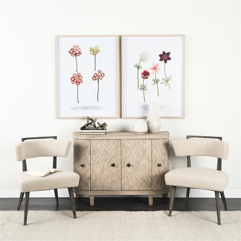 Pemberly Row Contemporary Large Gold Hammered Metal Rustic Links