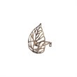 Pemberly Row Single Metal Bronze/Champagne Toned Wall Candle Holder