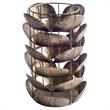Pemberly Row Small Bronze Metal Decorative Table Candle Holder