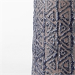 Pemberly Row Contemporary Medium Brown/Black Patterned Ceramic Vase