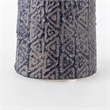 Pemberly Row Contemporary Medium Brown/Black Patterned Ceramic Vase