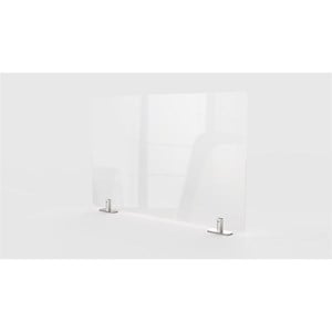 Pemberly Row Plastic 30&quotx36&quot Partition Extender with Tape in Clear