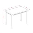 Pemberly Row 3-piece Dining Table and Bar Stools in Mahogany