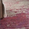 Pemberly Row 10'x14' Ivory/Pink Modern Indoor Polypropylene Rug