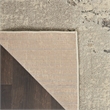 Pemberly Row Modern / Contemporary 2'x6' Ivory/Gray Indoor Rug