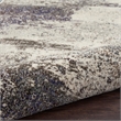 Pemberly Row Modern / Contemporary 3'x5' Ivory/Gray Indoor Rug