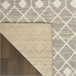 Pemberly Row Modern Transitional 6'x9' Bohemian Indoor Rug in Gray