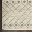 Pemberly Row 6'x9' Ivory/Gray Bohemian Indoor Polypropylene Rug