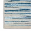 Pemberly Row Modern / Contemporary 2'x4' Blue Fabric Indoor Area Rug