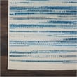Pemberly Row Modern / Contemporary 2'x4' Blue Fabric Indoor Area Rug