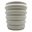 Pemberly Row Modern / Contemporary Beige Ceramic Vase in Beige
