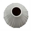 Pemberly Row Modern / Contemporary Onion Ceramic Vase in White