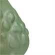 Pemberly Row Set of 2 Decorative Handmade Glass Bud Vases for Flowers in Green