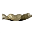 Pemberly Row Decorative Handmade Aluminum Flower Bowl in Gold