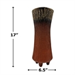 Pemberly Row 17-inch Tall Modern Brown Ceramic Vase in Brown