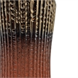 Pemberly Row 17-inch Tall Modern Brown Ceramic Vase in Brown