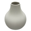 Pemberly Row Modern / Contemporary Textured Pear Shaped Ceramic Vase