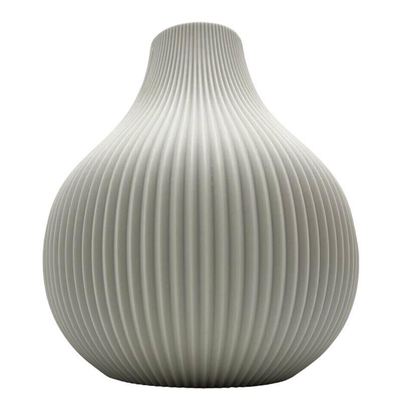 Pemberly Row Modern / Contemporary Textured Pear Shaped Ceramic Vase