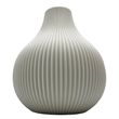 Pemberly Row Modern / Contemporary Textured Pear Shaped Ceramic Vase