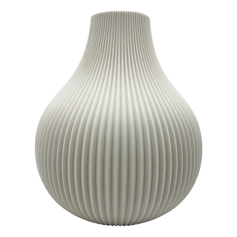 Pemberly Row Modern / Contemporary Textured Pear Shaped Ceramic Vase