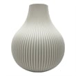 Pemberly Row Modern / Contemporary Textured Pear Shaped Ceramic Vase