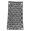 Pemberly Row Decorative Handmade Aluminum Square Planter in Black
